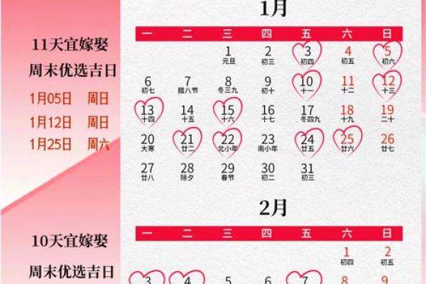 2025年8月最适合结婚的黄道吉日有哪些