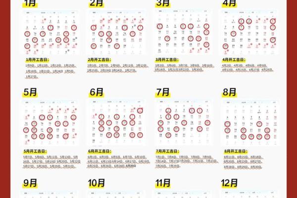 2025年动土开工吉日