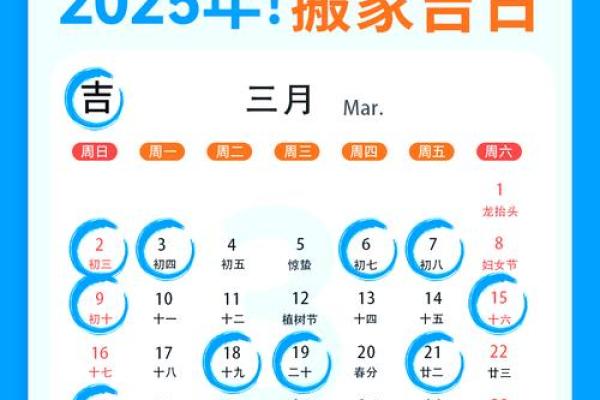2025年最旺搬家好月份