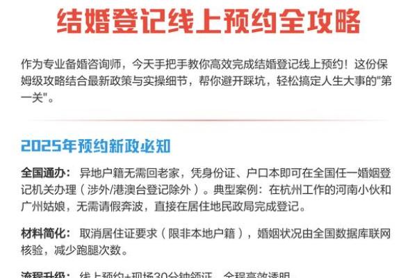2025年领证好日子推荐与结婚登记流程指南